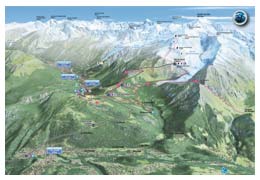 plan Tramway du Mont-Blanc