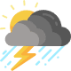 Variable Skies, Isolated Thunderstorms